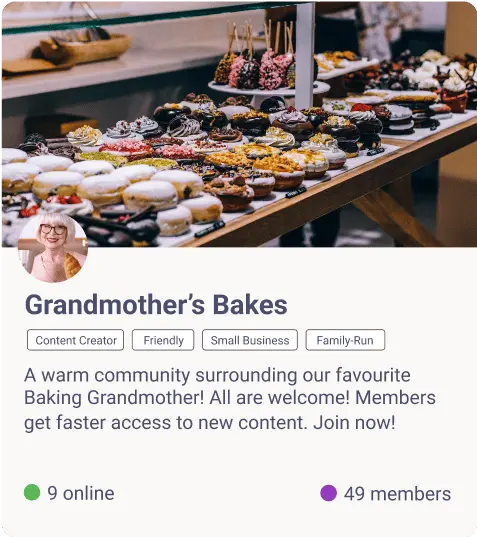 grandmother-bakes